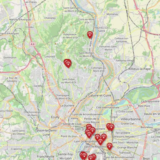 Yteim - Planet Terre : carte interactive des lieux répertoriés