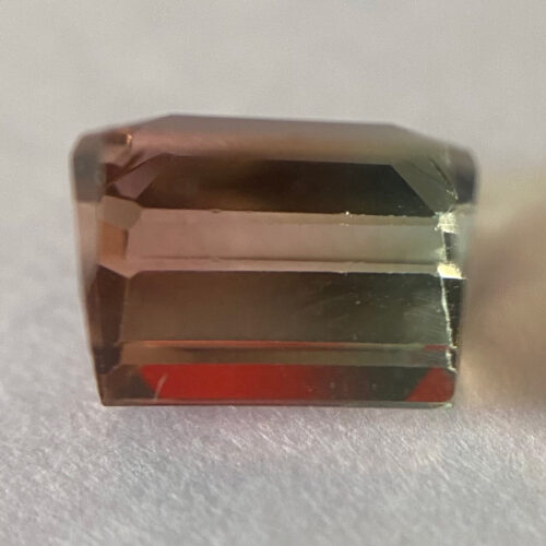 Yteim Gemmes : Tourmaline 2,50 carats Bicolore seafoam
