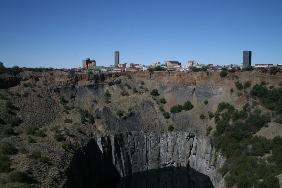 L'ancienne mine de Big Hole à Kimberley